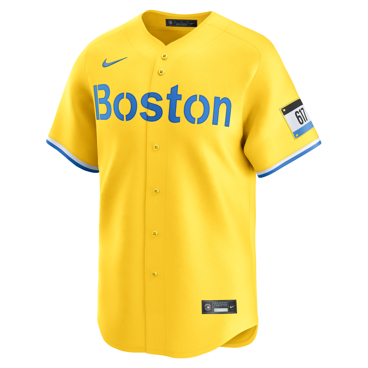 Men's Boston Red Sox  Nike Gold City Connect Limited Jersey