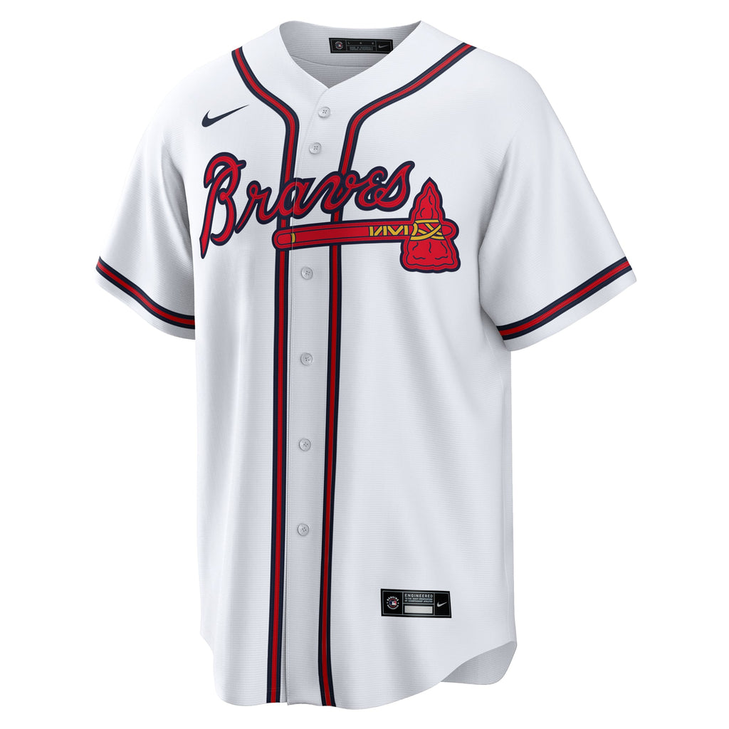 Men's Atlanta Braves Daysbel Hernandez Nike White Home Replica Jersey