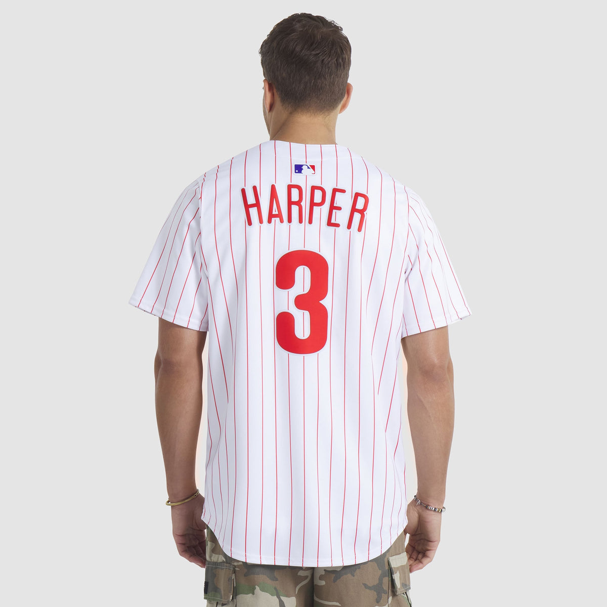 Men's Philadelphia Phillies Bryce Harper Nike White Home Limited Player Jersey