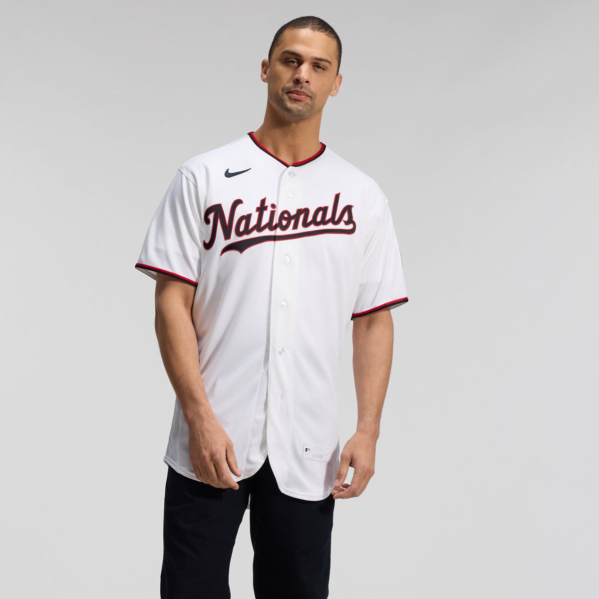 Men's Washington Nationals  Nike White Home Authentic Jersey