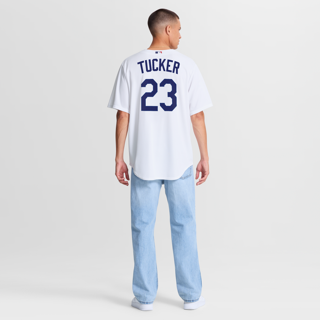 Men's Los Angeles Dodgers Kyle Tucker Nike White Home Replica Jersey