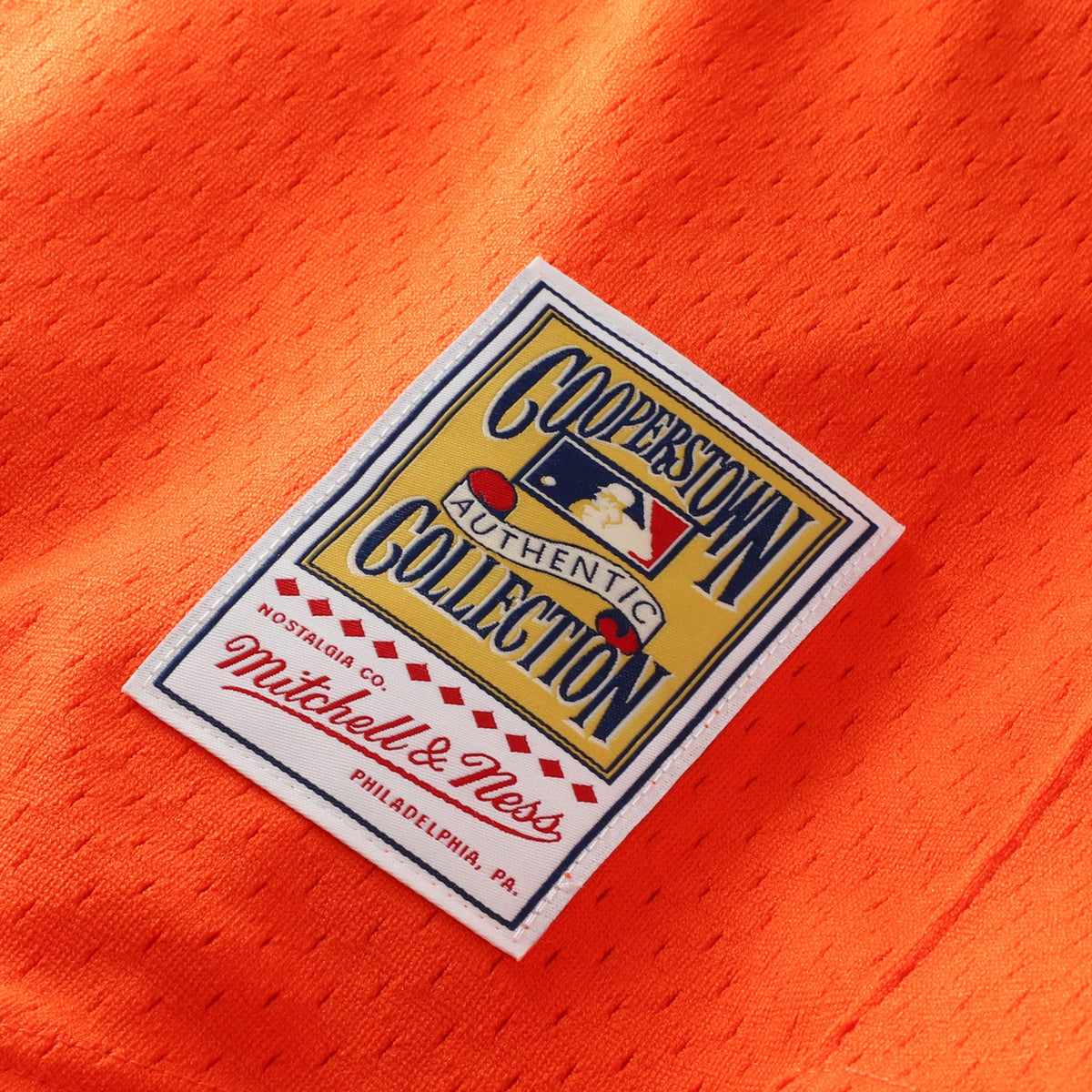 Men's Detroit Tigers Kirk Gibson Mitchell & Ness Orange Cooperstown Collection Mesh Batting Practice Button-Up Jersey