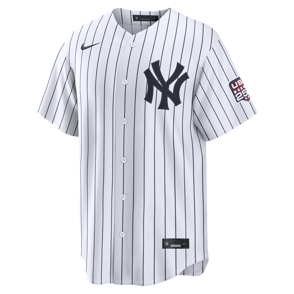 Fourth of July Men's New York Yankees Giancarlo Stanton Nike White USA 250 Stadium Jersey