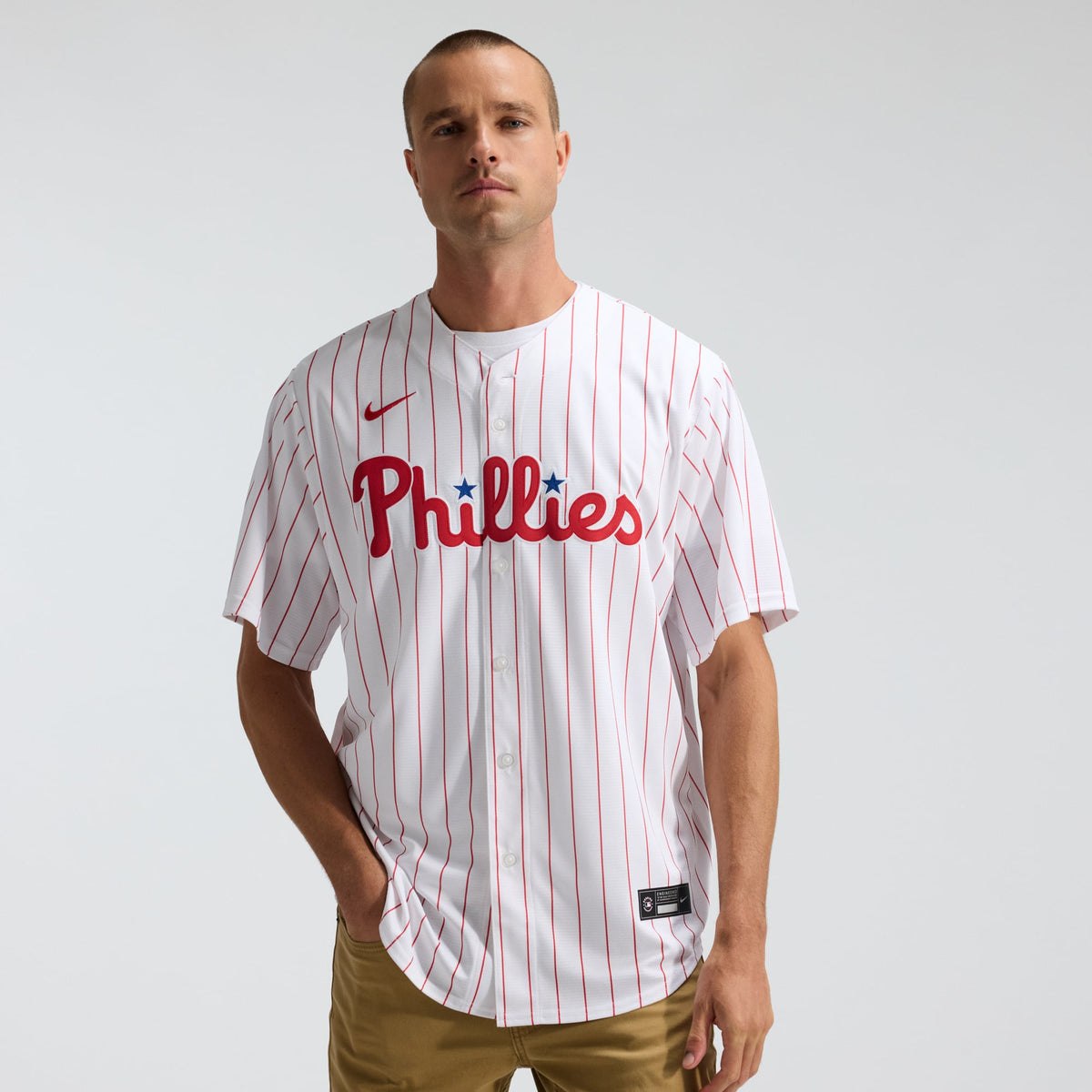 Men's Philadelphia Phillies Nike White Home Replica Team Jersey