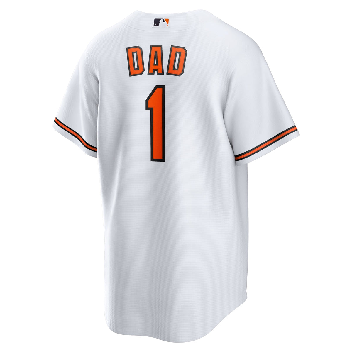 Men's Baltimore Orioles  Nike White #1 Dad Home Replica Jersey