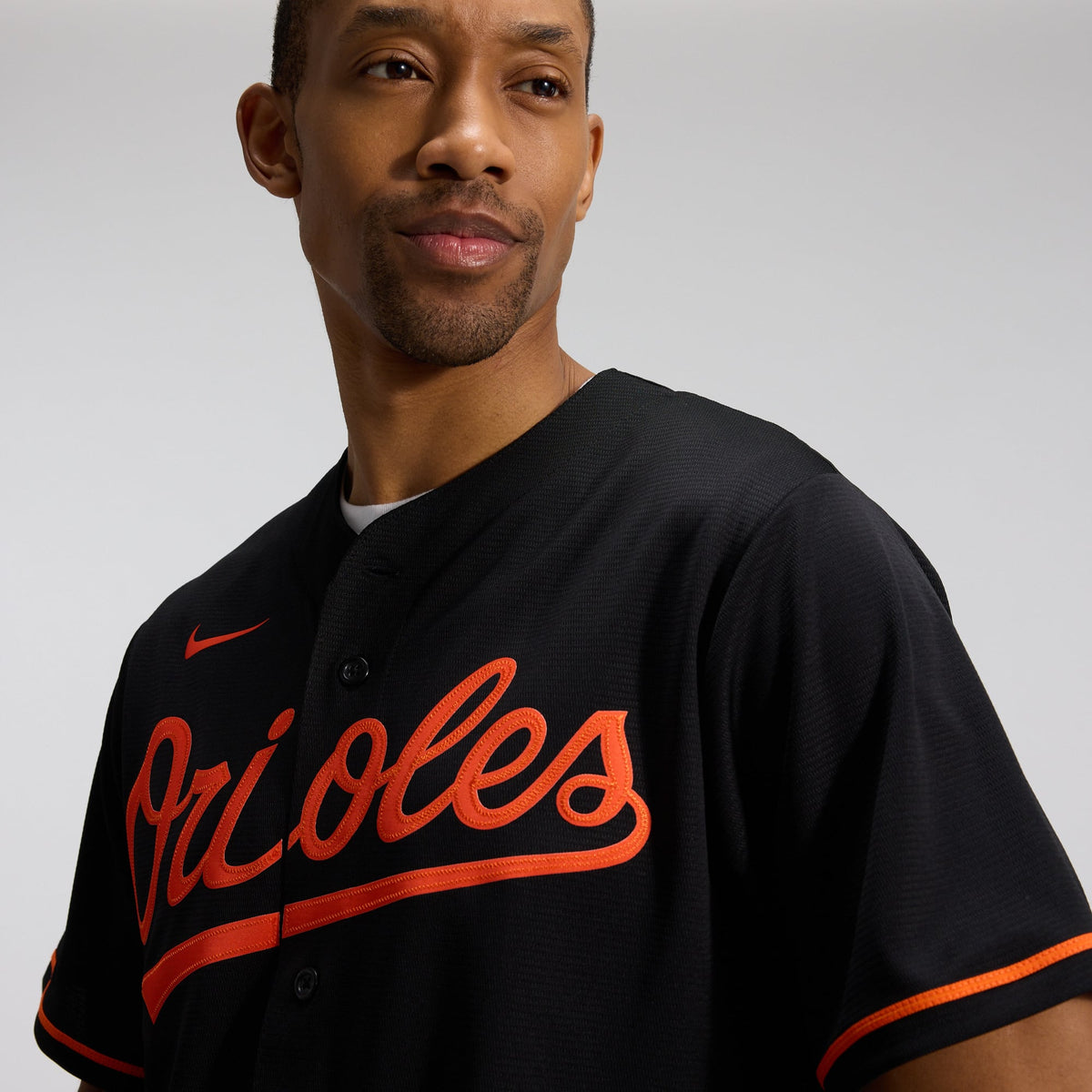 Men's Baltimore Orioles Nike Black Alternate Replica Team Jersey
