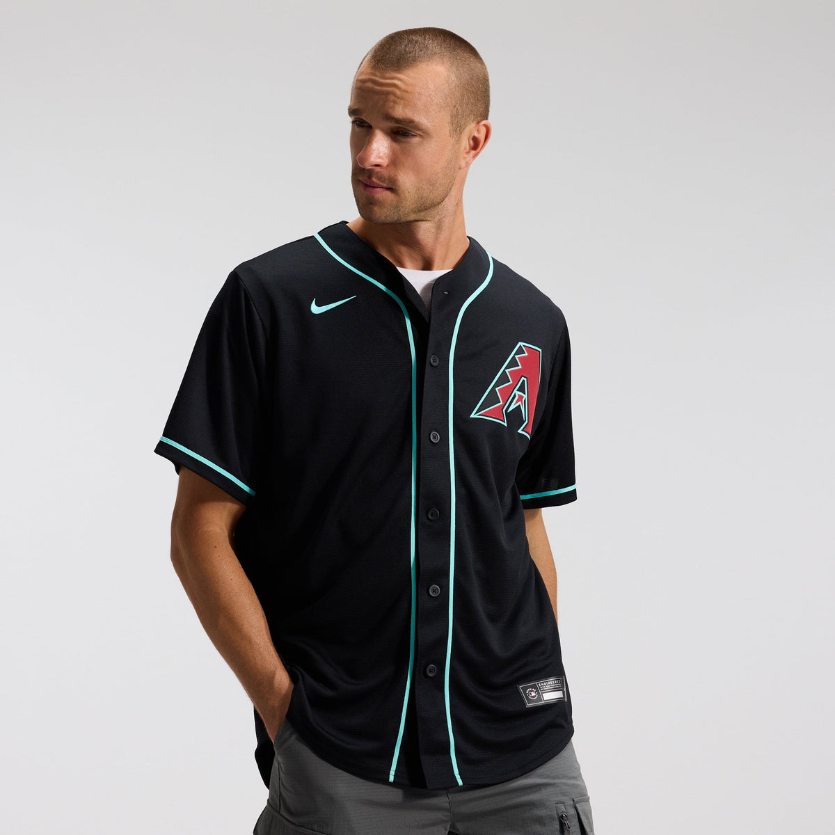 Men's Arizona Diamondbacks Corbin Carroll Nike Crimson Alternate 2 Replica Jersey