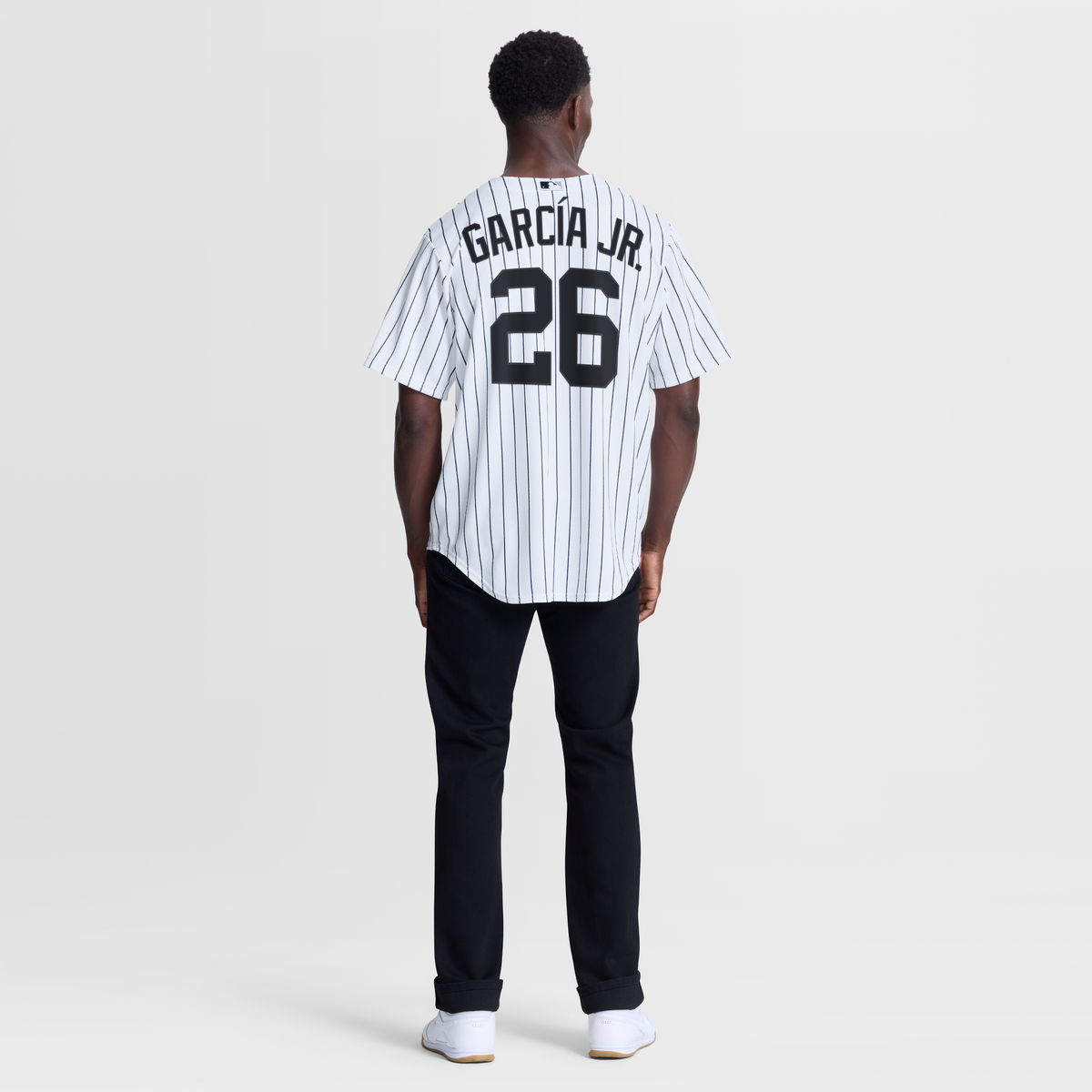 Men's New York Yankees Luis García Jr. Nike White Home Replica Jersey