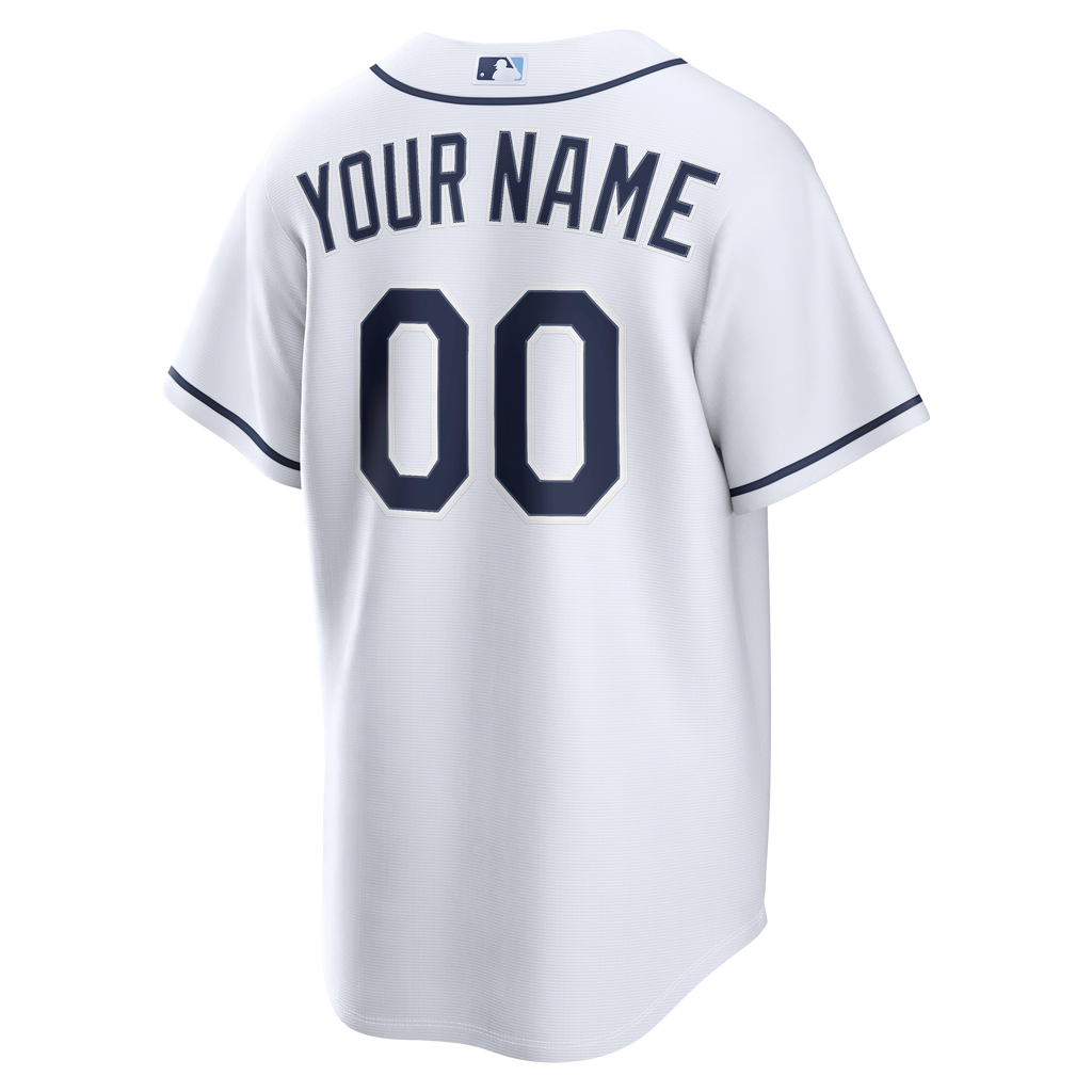 Men's Tampa Bay Rays Nike White Home Replica Custom Jersey