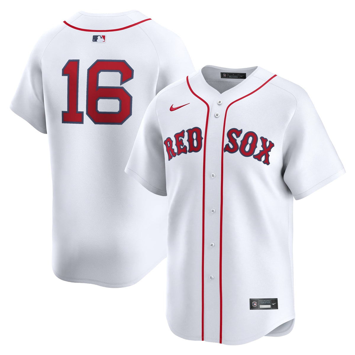 Men's Boston Red Sox Jarren Duran Nike White Home Limited Player Jersey