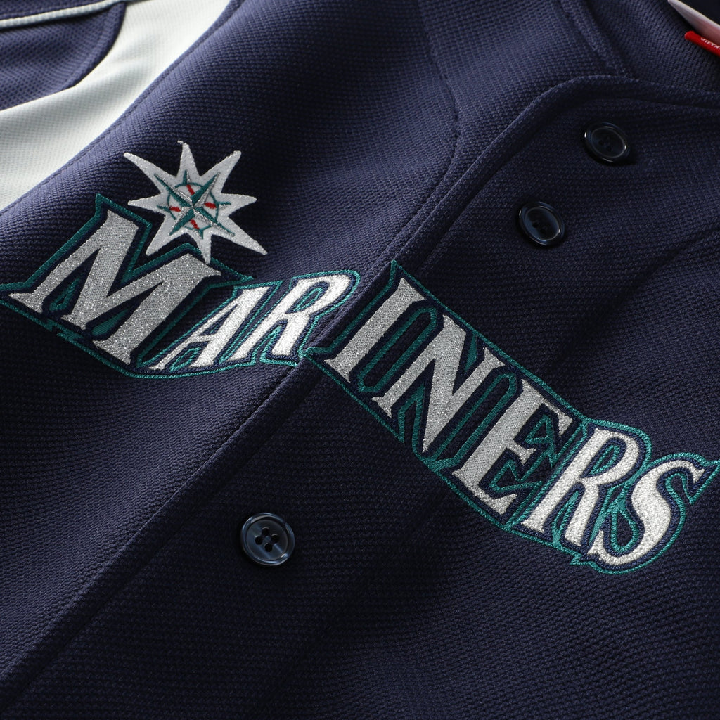 Men's Seattle Mariners Ichiro Suzuki Mitchell & Ness Navy Cooperstown Collection Batting Practice Jersey
