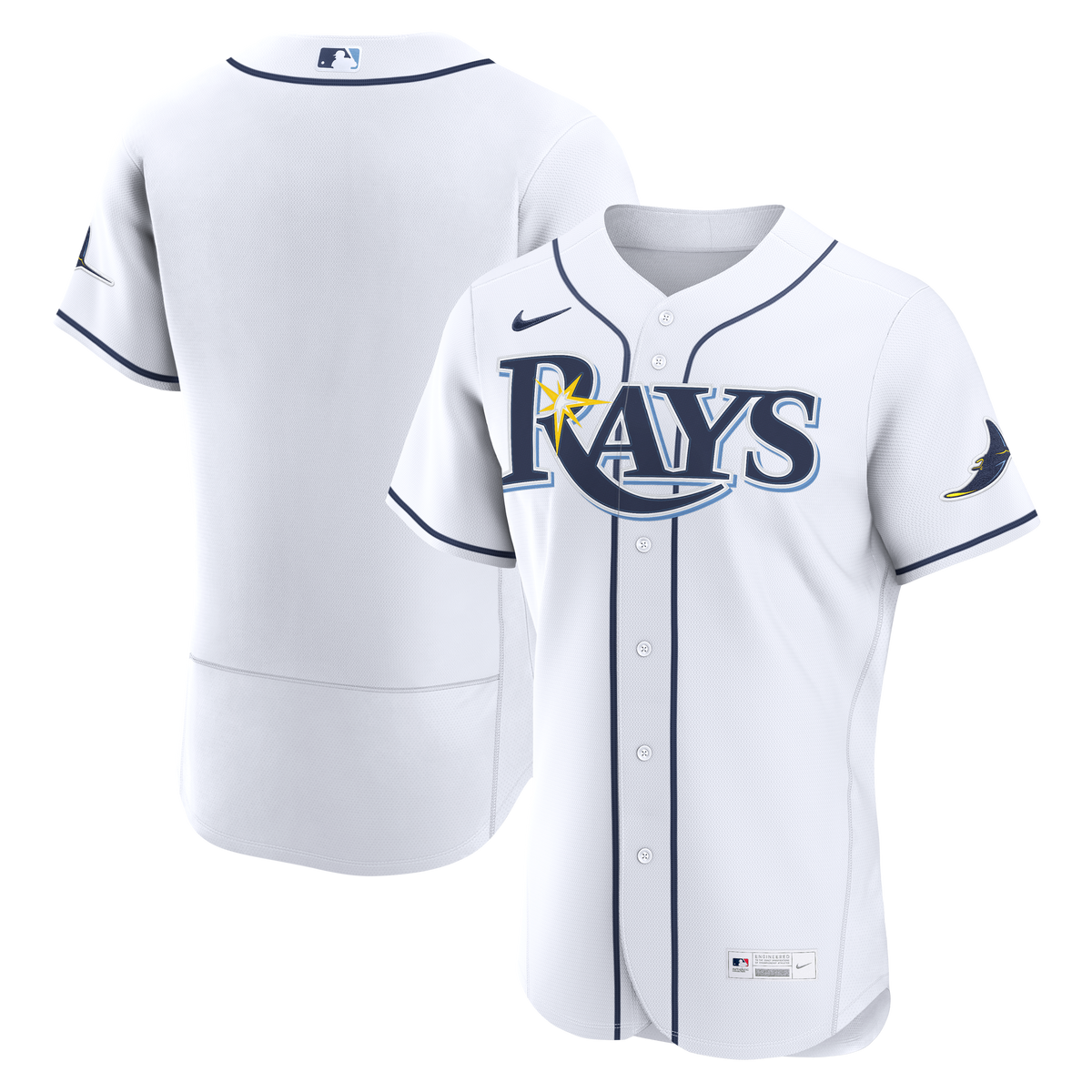 Men's Tampa Bay Rays  Nike Light Blue Alternate Authentic Jersey