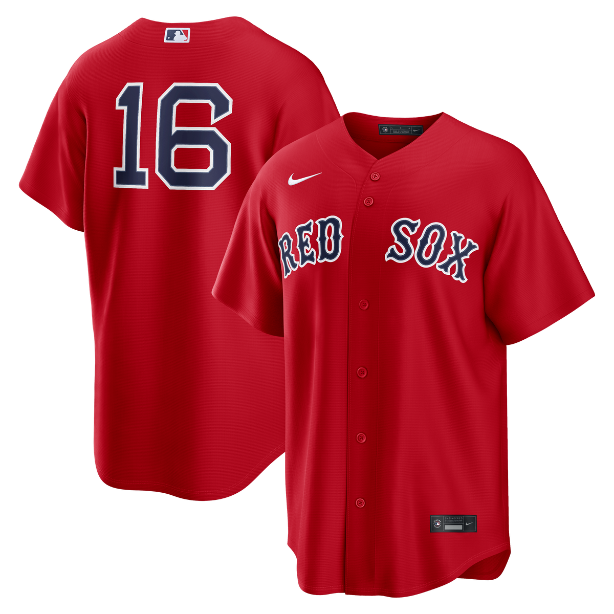 Men's Boston Red Sox Jarren Duran Nike Red Alternate Replica Jersey