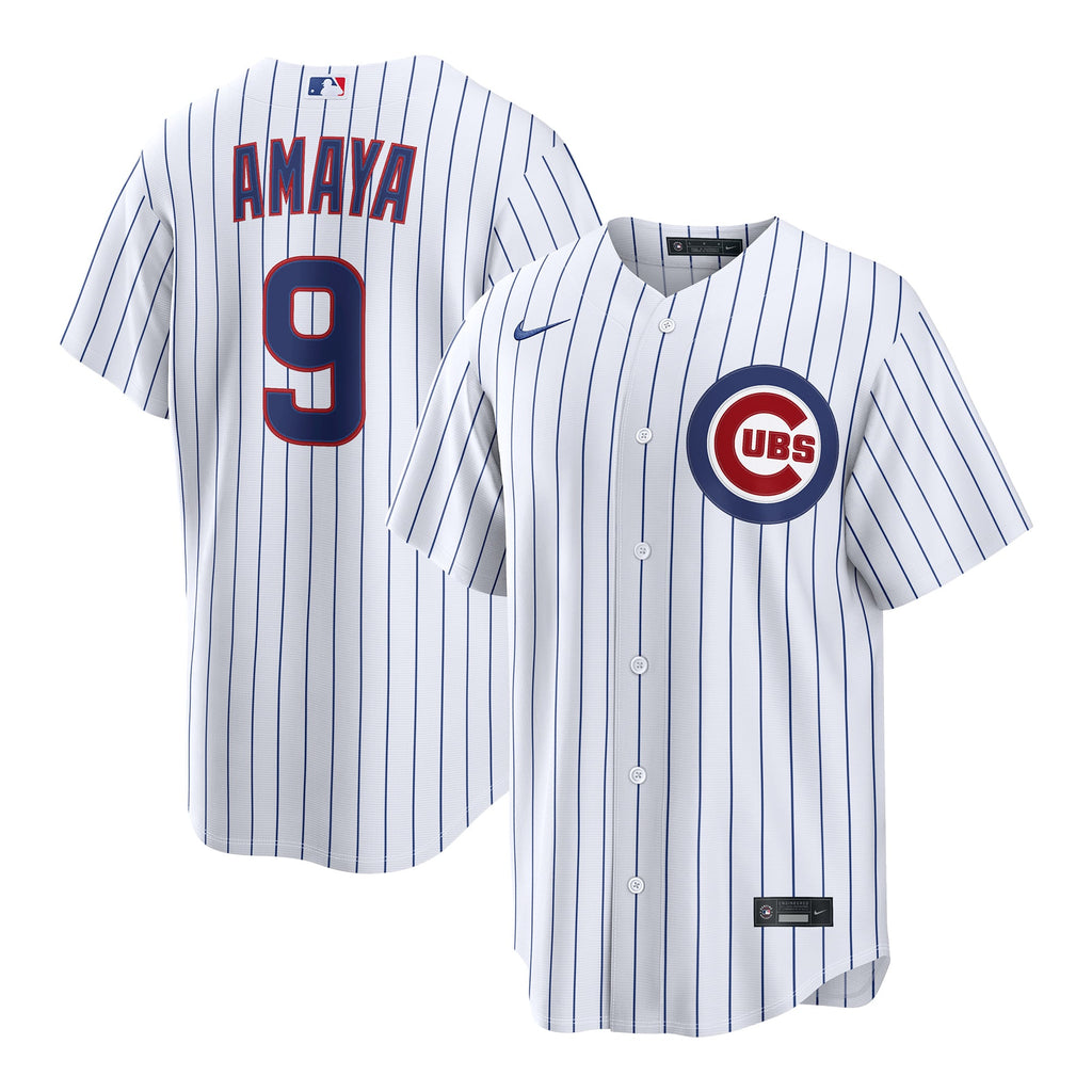 Men's Chicago Cubs Miguel Amaya Nike White Home Replica Jersey