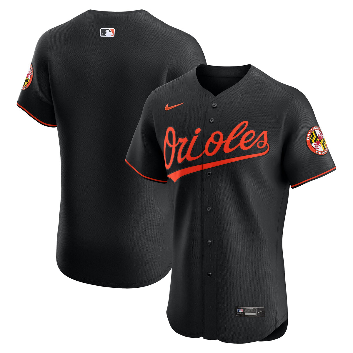 Men's Baltimore Orioles Nike Orange Alternate 2  Elite Jersey