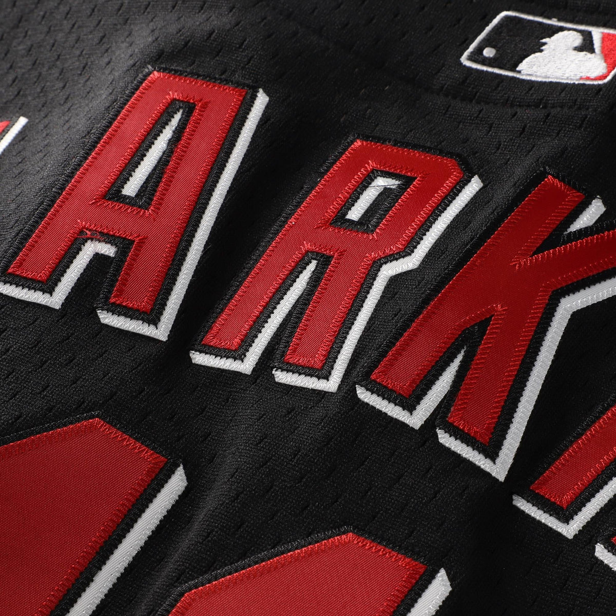 Men's Cincinnati Reds Barry Larkin Mitchell & Ness Black Cooperstown Collection Mesh Batting Practice Button-Up Jersey