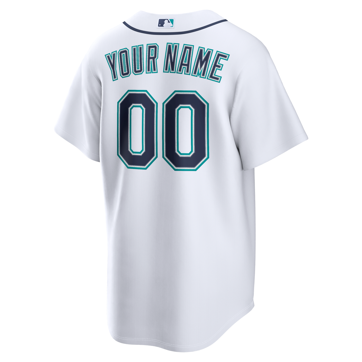 Men's Seattle Mariners Nike White Home Replica Custom Jersey