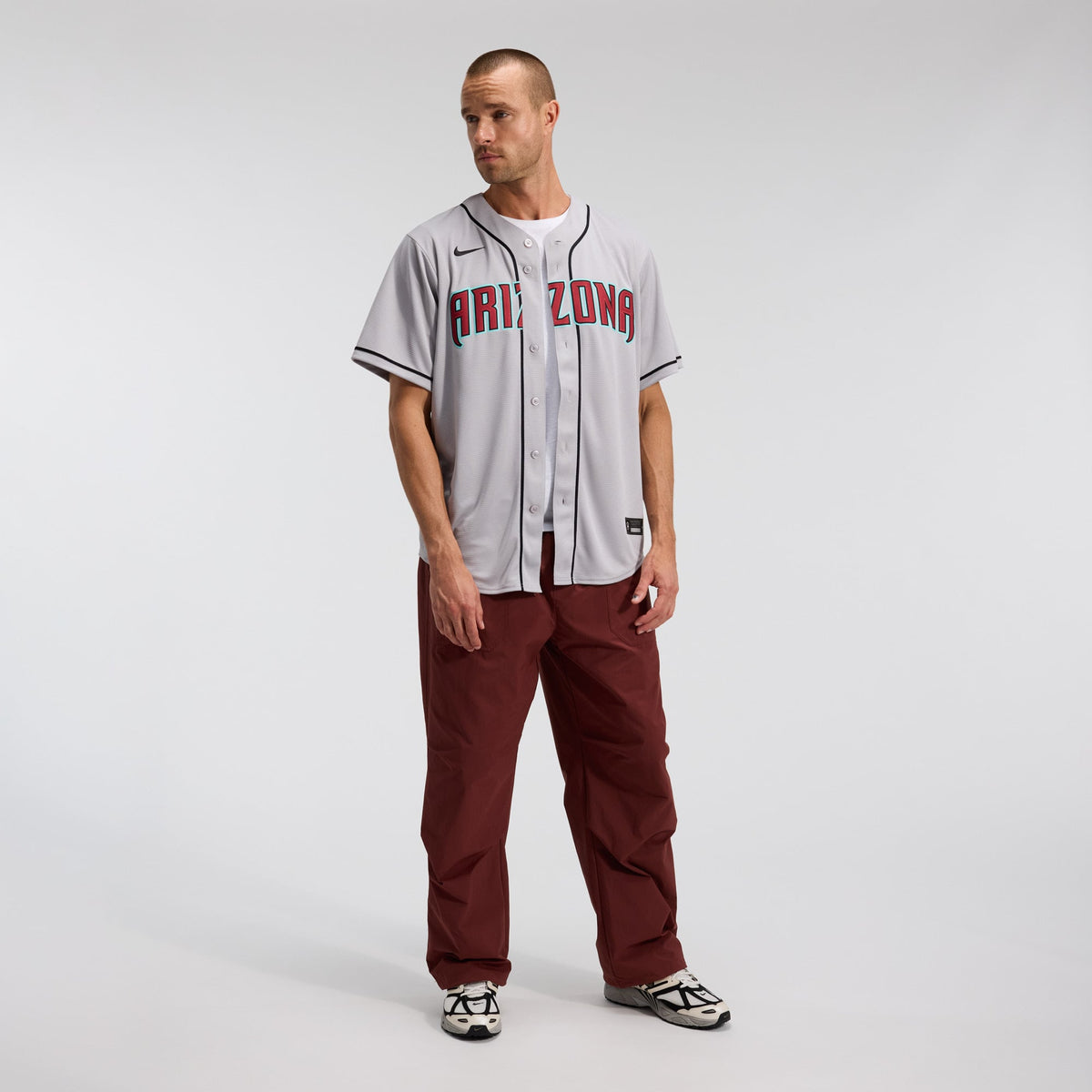 Men's Arizona Diamondbacks Corbin Carroll Nike Black Alternate Replica Jersey