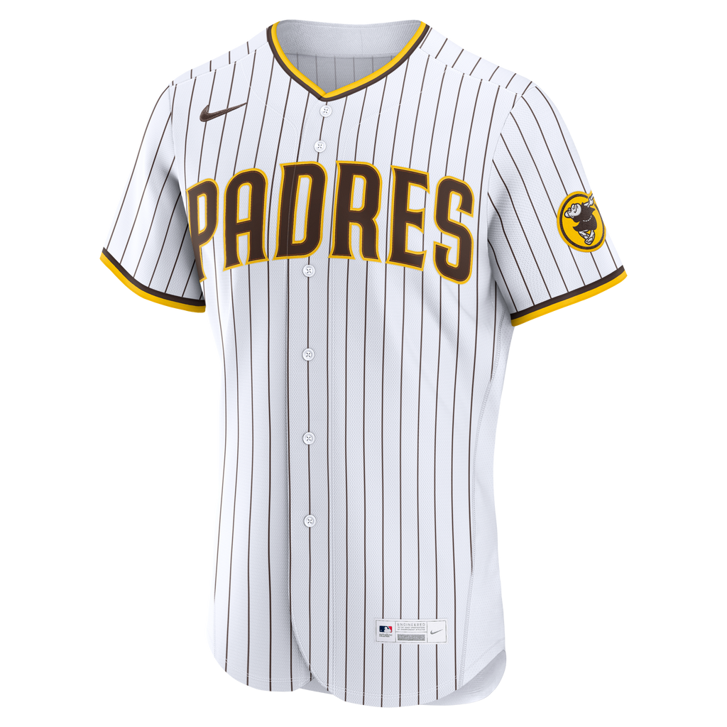 Men's San Diego Padres Nike White Home Authentic Custom Jersey