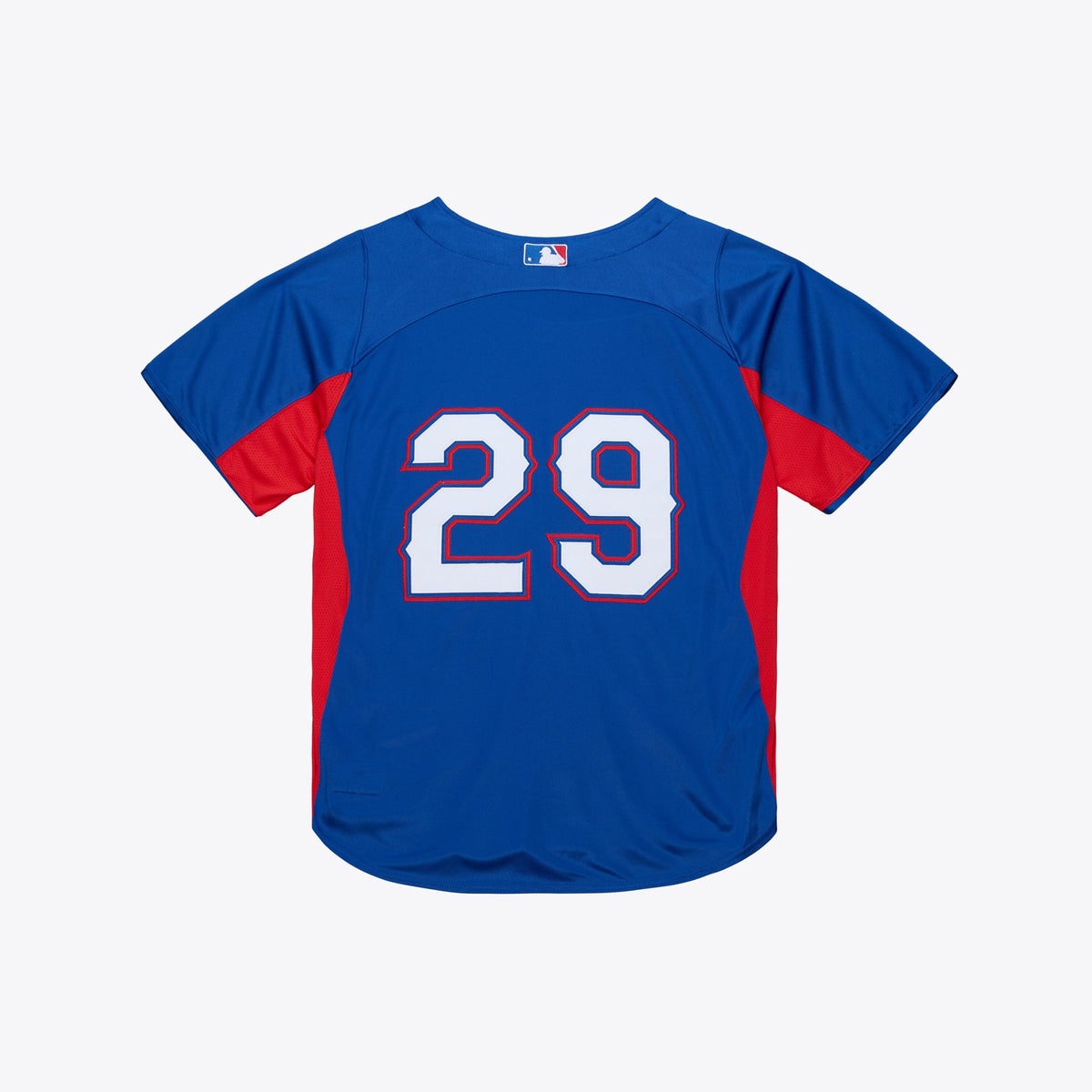 Men's Texas Rangers Adrian Beltre Mitchell & Ness Royal Cooperstown Mesh Batting Practice Button-Up Jersey