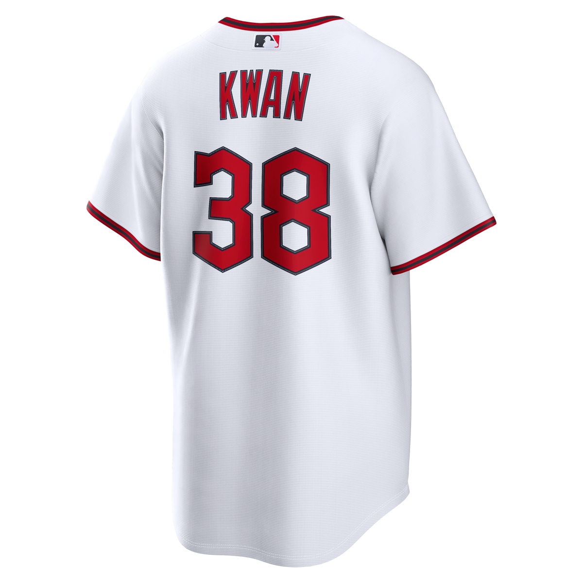 Men's Cleveland Guardians Steven Kwan Nike White Home Replica Jersey