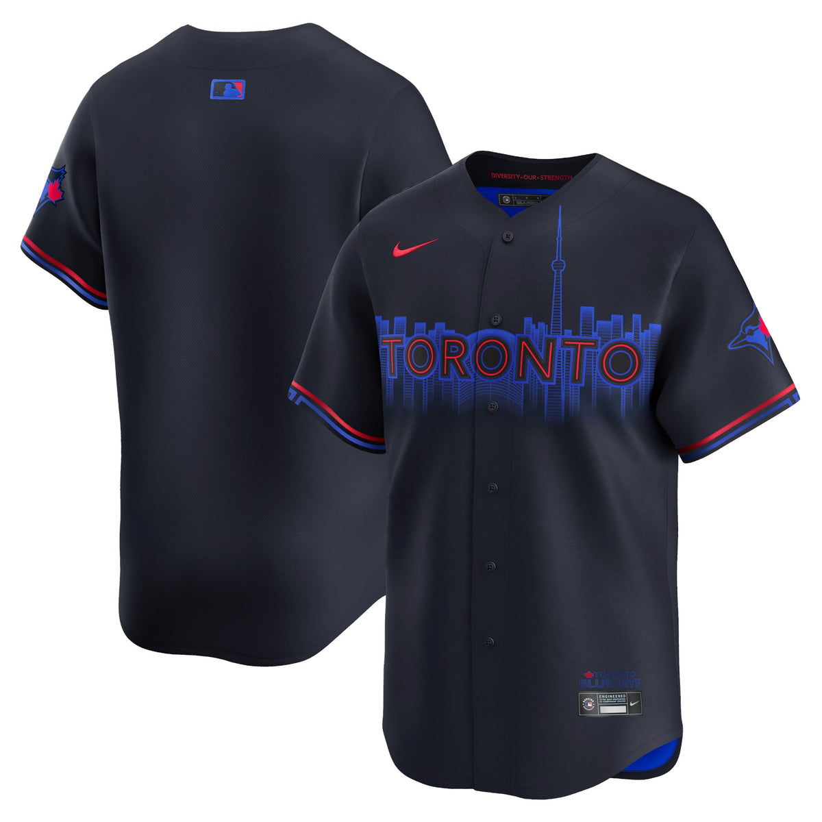 Men's Toronto Blue Jays  Nike Navy 2024 City Connect Limited Jersey