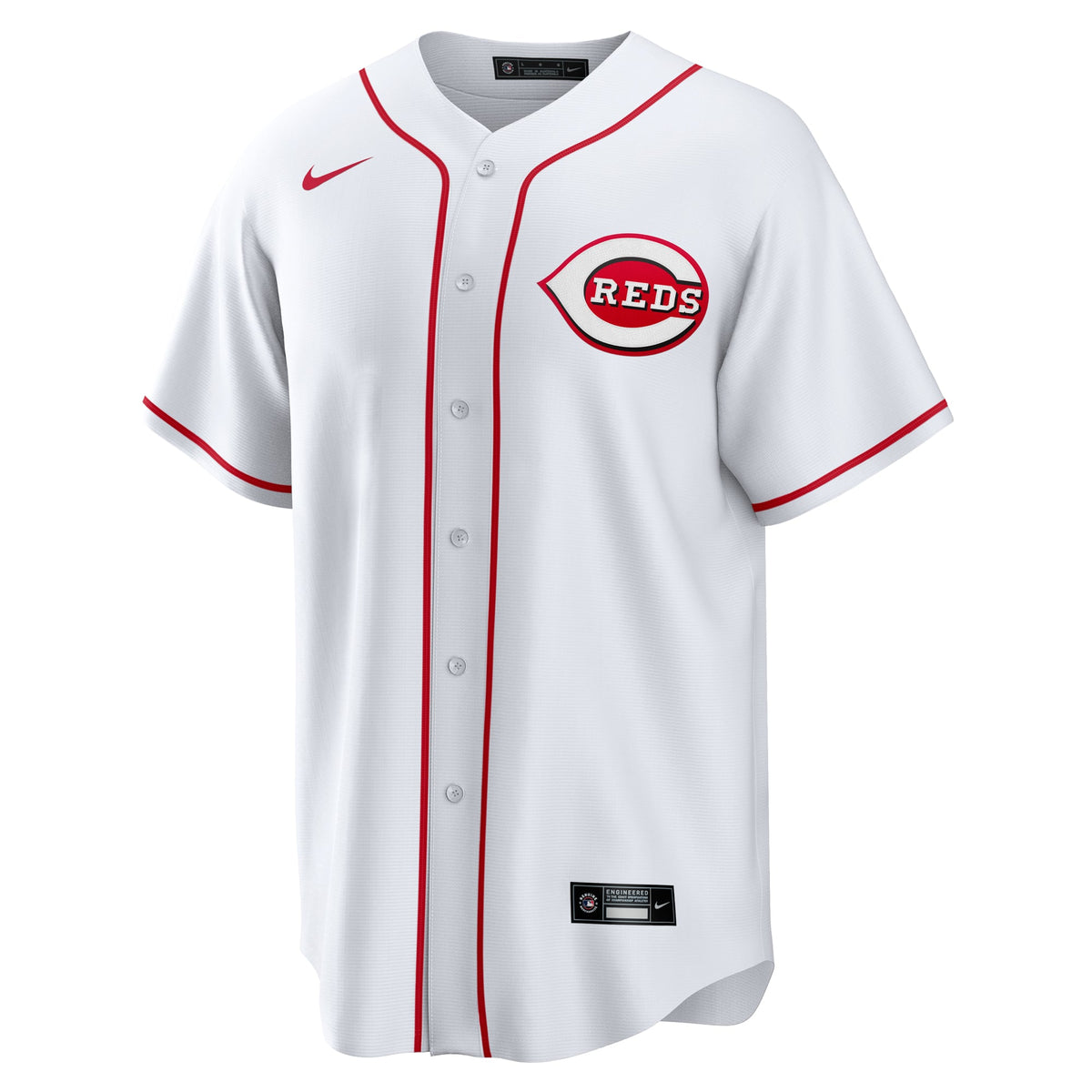 Men's Cincinnati Reds  Nike White #1 Groom Home Replica Jersey