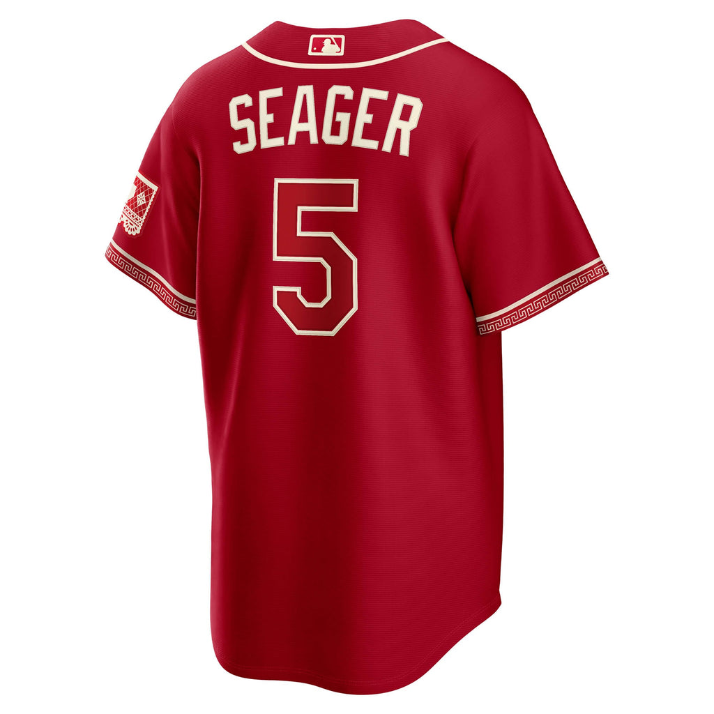 Men's Texas Rangers Corey Seager Nike Red 2026 City Connect Stadium Jersey