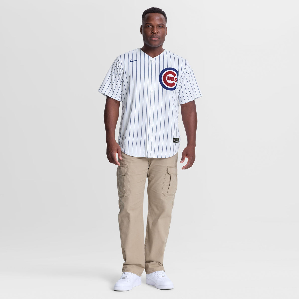 Men's Chicago Cubs Ryan Zeferjahn Nike White Home Replica Jersey