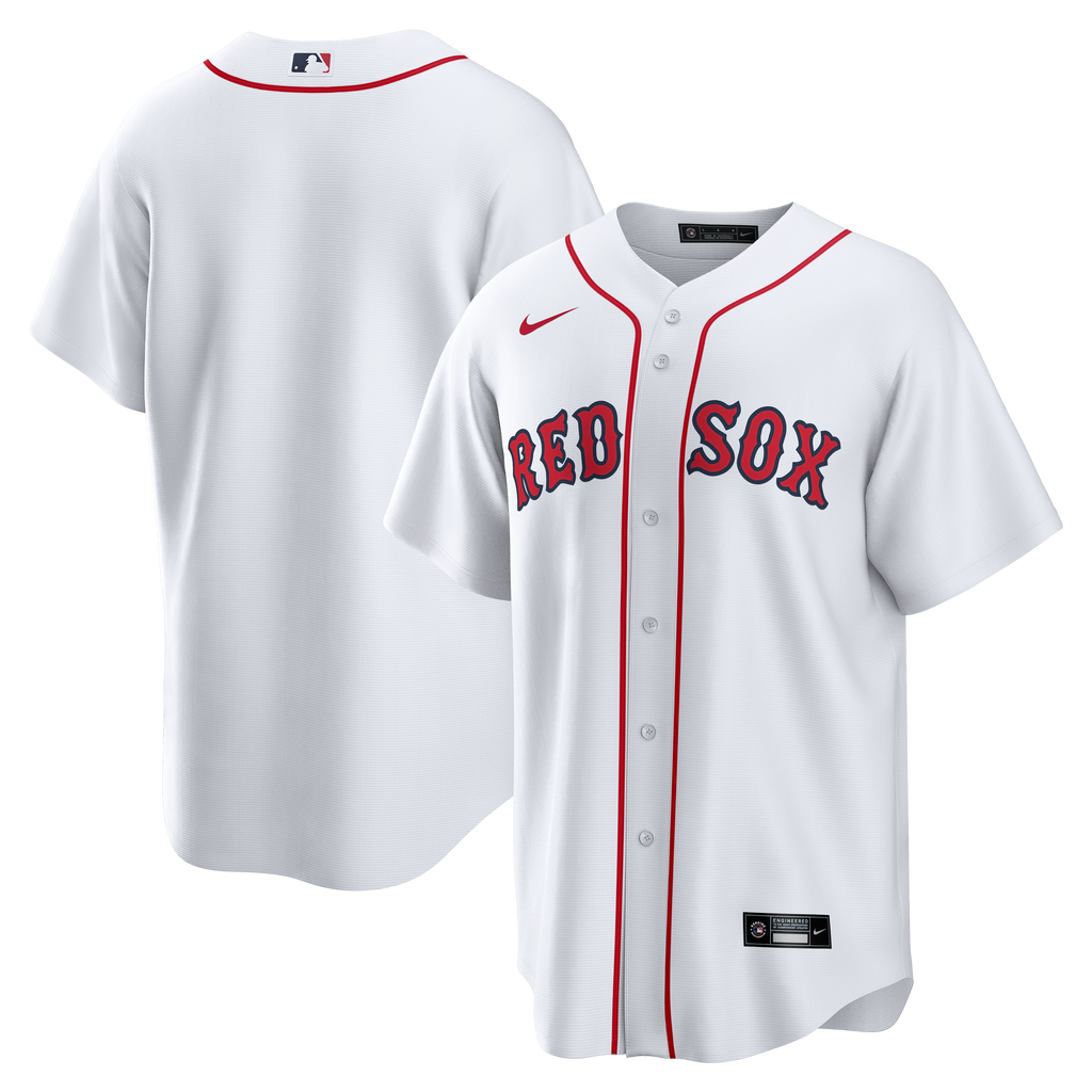 Men's Boston Red Sox Nike White Home Big & Tall Replica Jersey