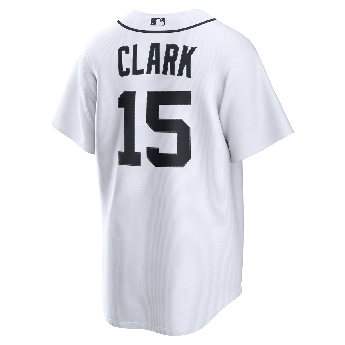 Men's Detroit Tigers Max Clark Nike White Home Replica Jersey