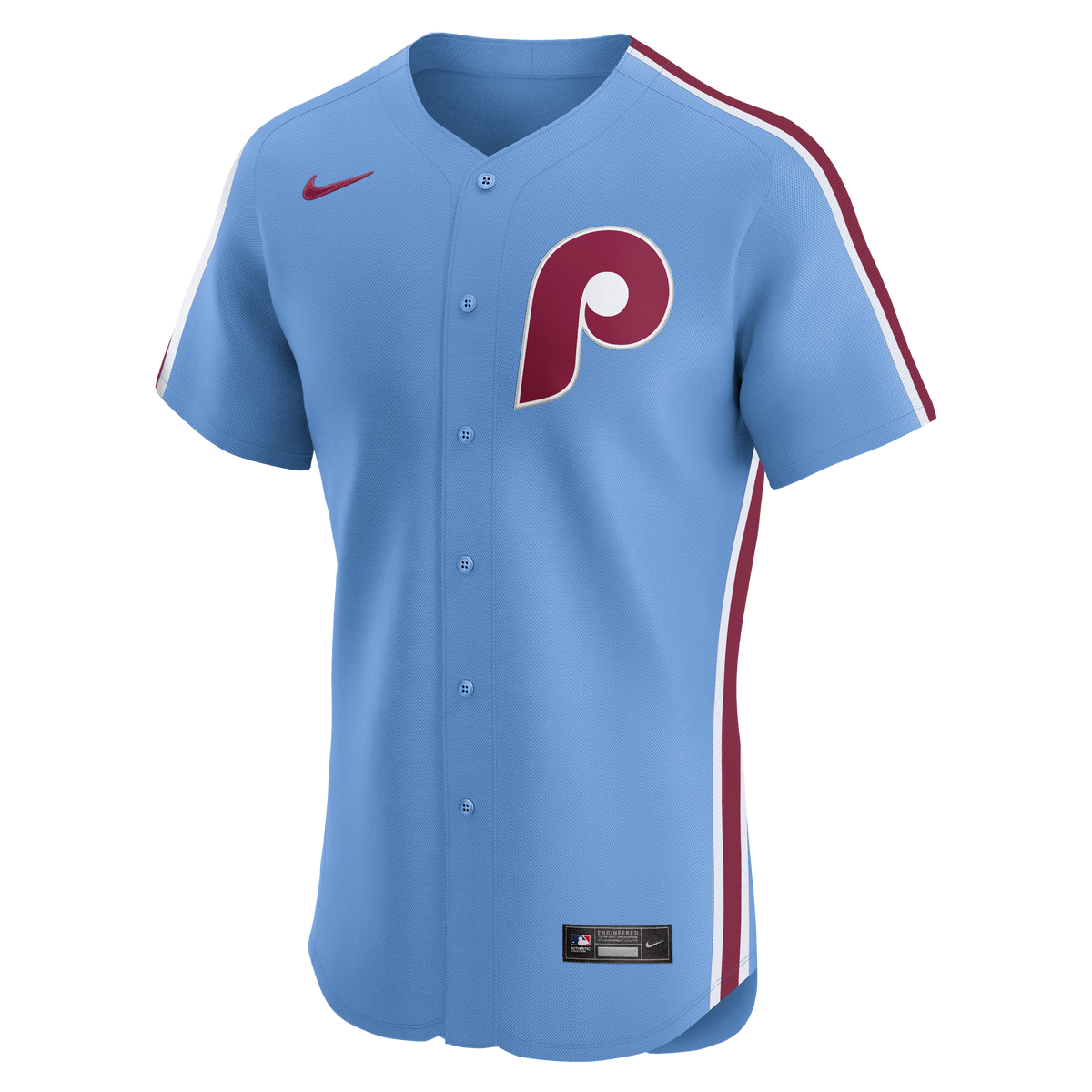 Men's Philadelphia Phillies Nike Light Blue Alternate Elite Jersey