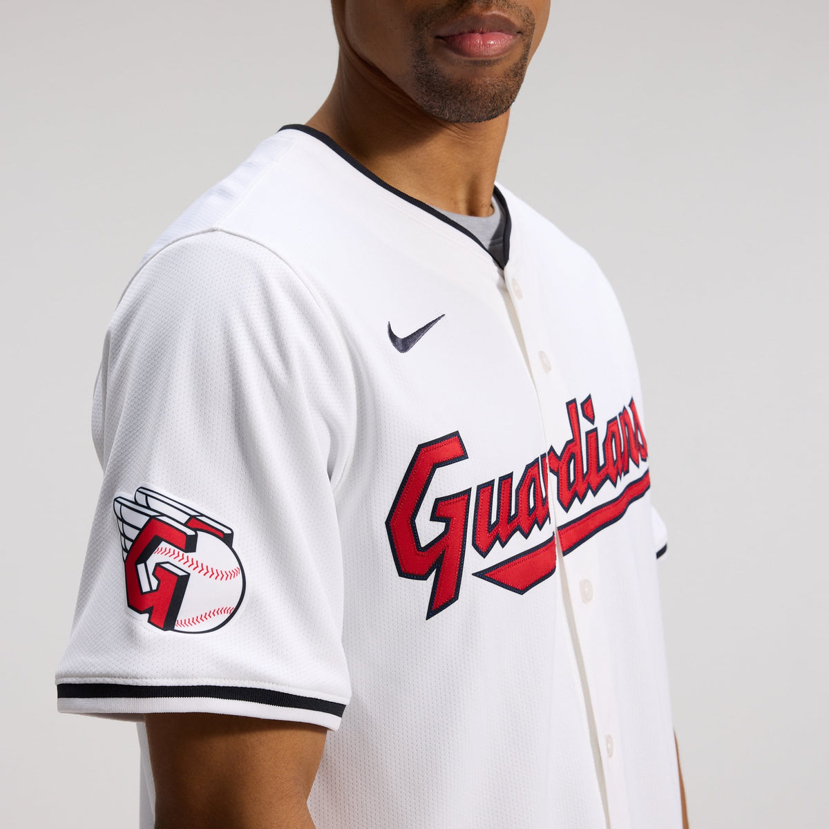 Men's Cleveland Guardians Jose Ramirez Nike White Home Limited Player Jersey