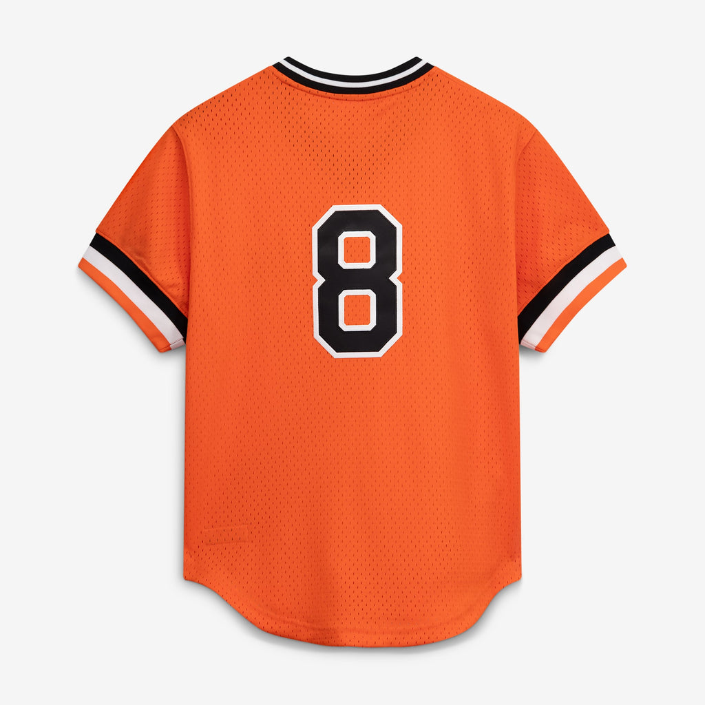 Men's Baltimore Orioles Cal Ripken Jr. Mitchell & Ness White Authentic Batting Practice Jersey