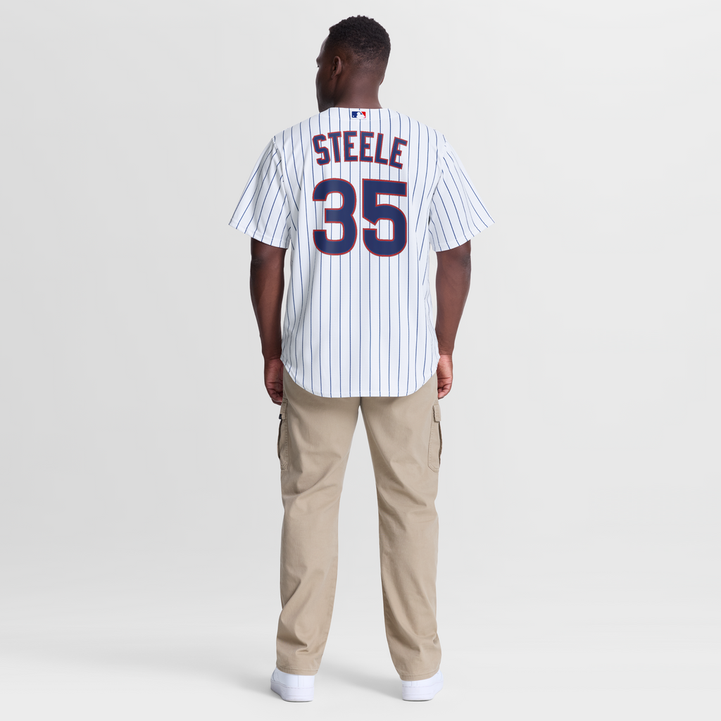 Men's Chicago Cubs Justin Steele Nike White Home Replica Jersey