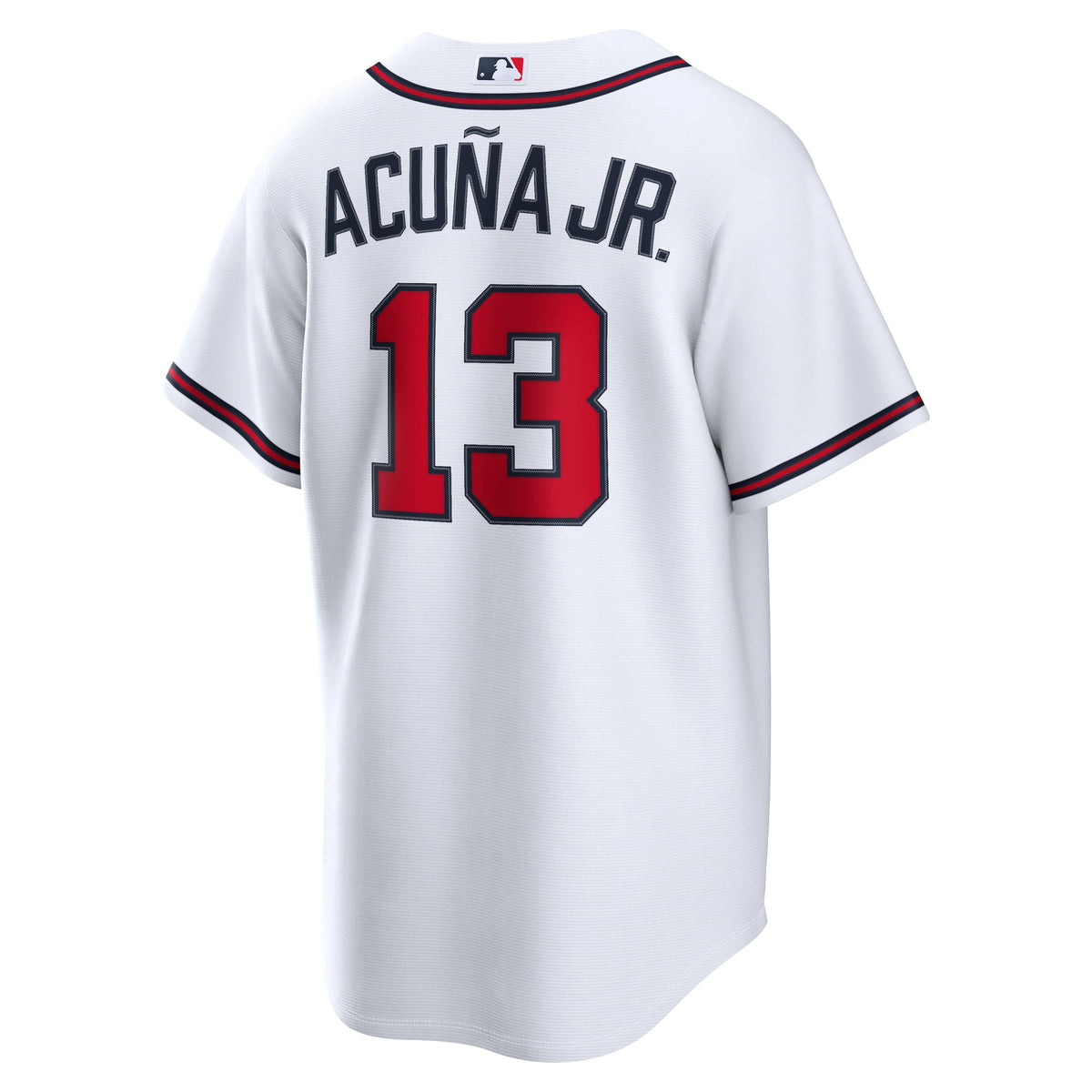 Men's Atlanta Braves Ronald Acuña Jr. Nike White Home Replica Jersey