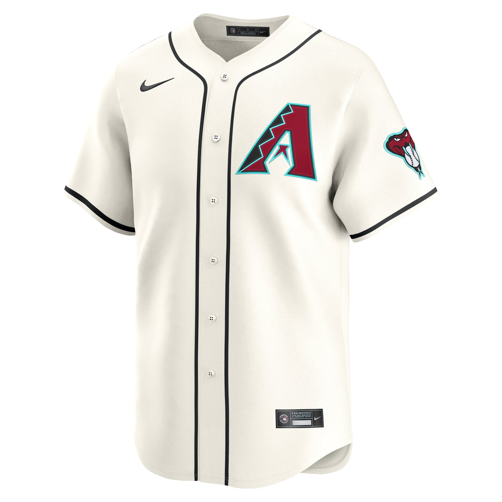 Men's Arizona Diamondbacks Gabriel Moreno Nike Cream Home Limited Player Jersey