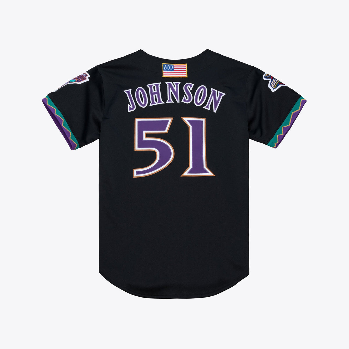 Men's Arizona Diamondbacks Randy Johnson Mitchell & Ness Black 2001 Authentic Jersey