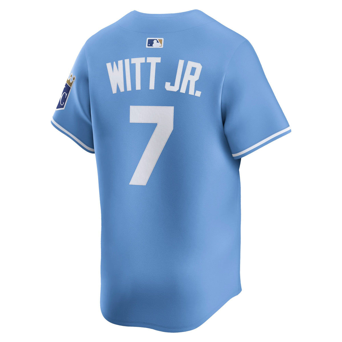 Men's Kansas City Royals Bobby Witt Jr. Nike Light Blue Alternate Limited Player Jersey
