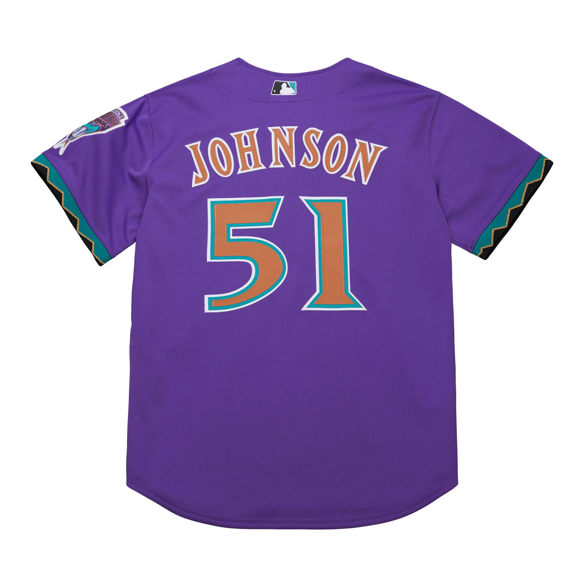 Men's Arizona Diamondbacks Randy Johnson Mitchell & Ness Black 2001 Authentic Jersey