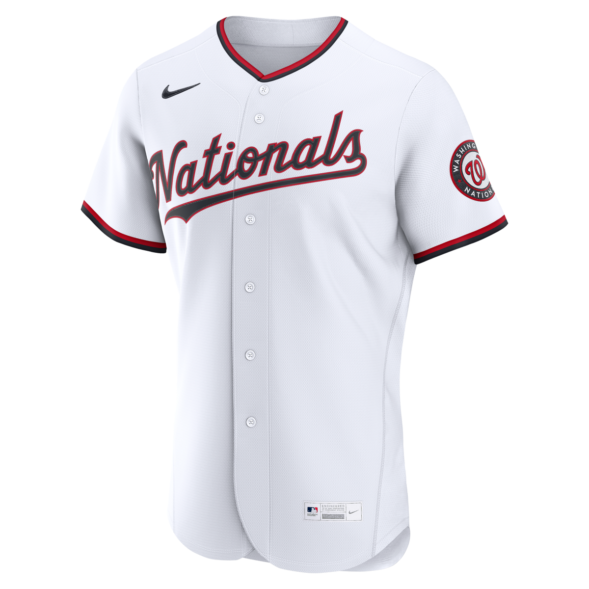 Men's Washington Nationals  Nike White Home Authentic Jersey