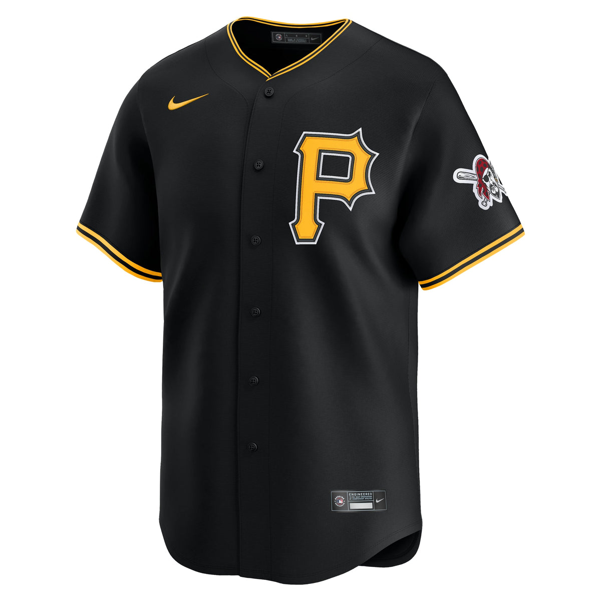 Men's Pittsburgh Pirates Nike Black Alternate Limited Jersey