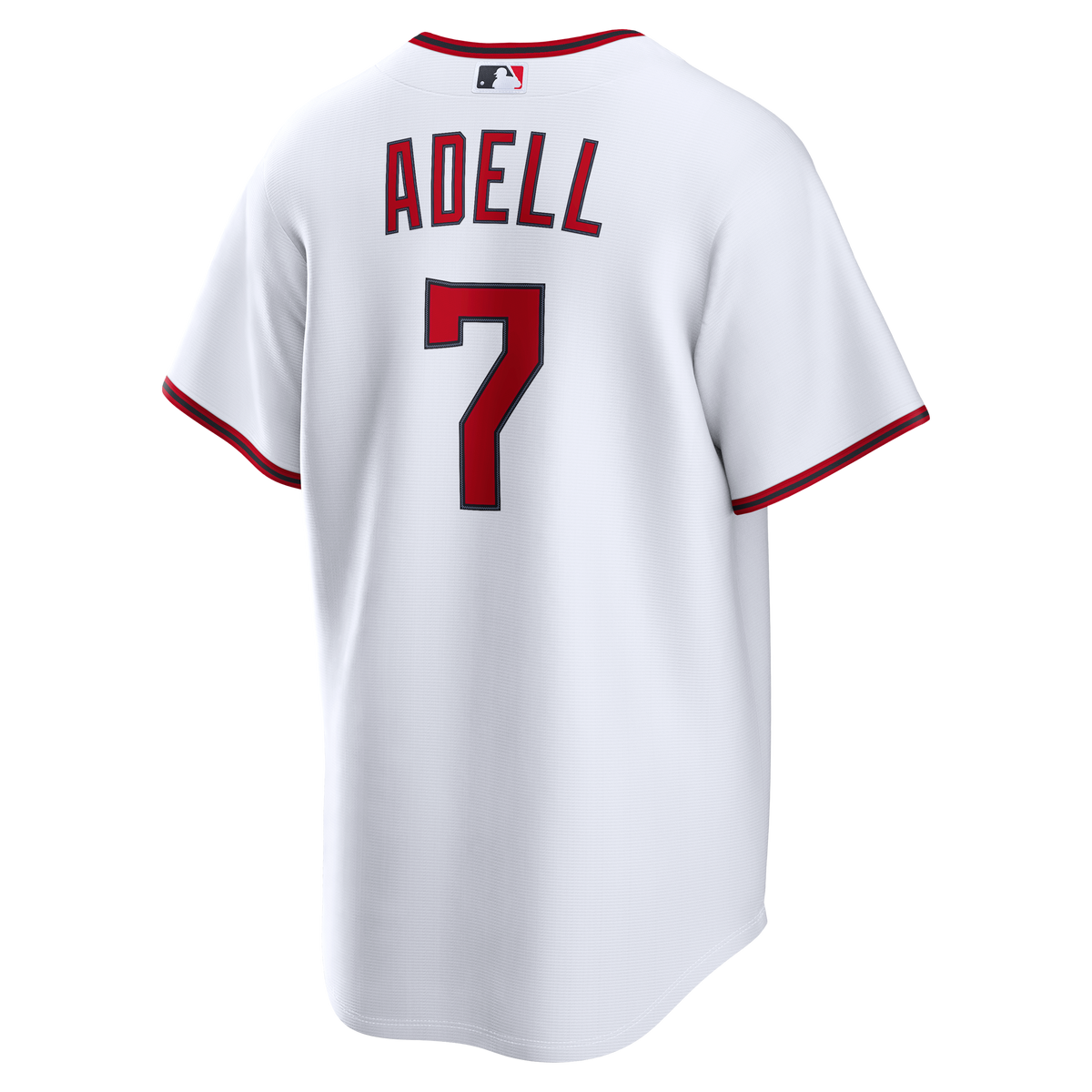 Men's Cleveland Guardians Jo Adell Nike White Home Replica Jersey