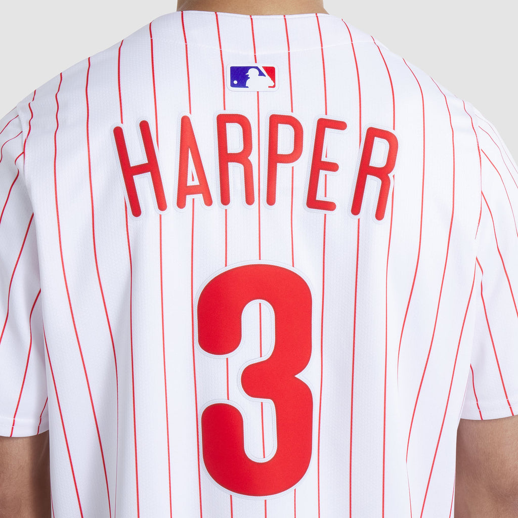 Men's Philadelphia Phillies Bryce Harper Nike White Home Limited Player Jersey