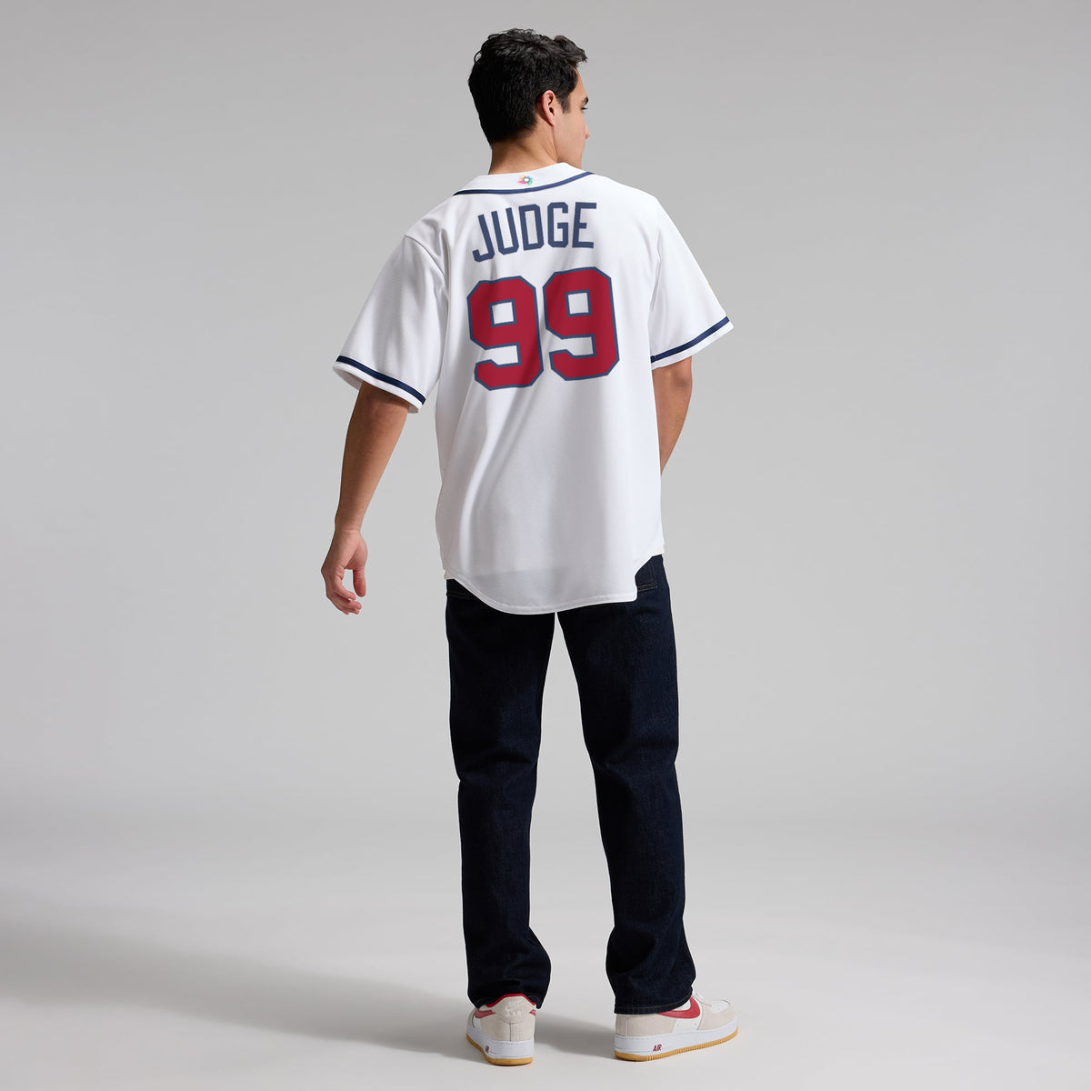 Men's USA Baseball Aaron Judge Nike White 2026 World Baseball Classic Home Stadium Jersey