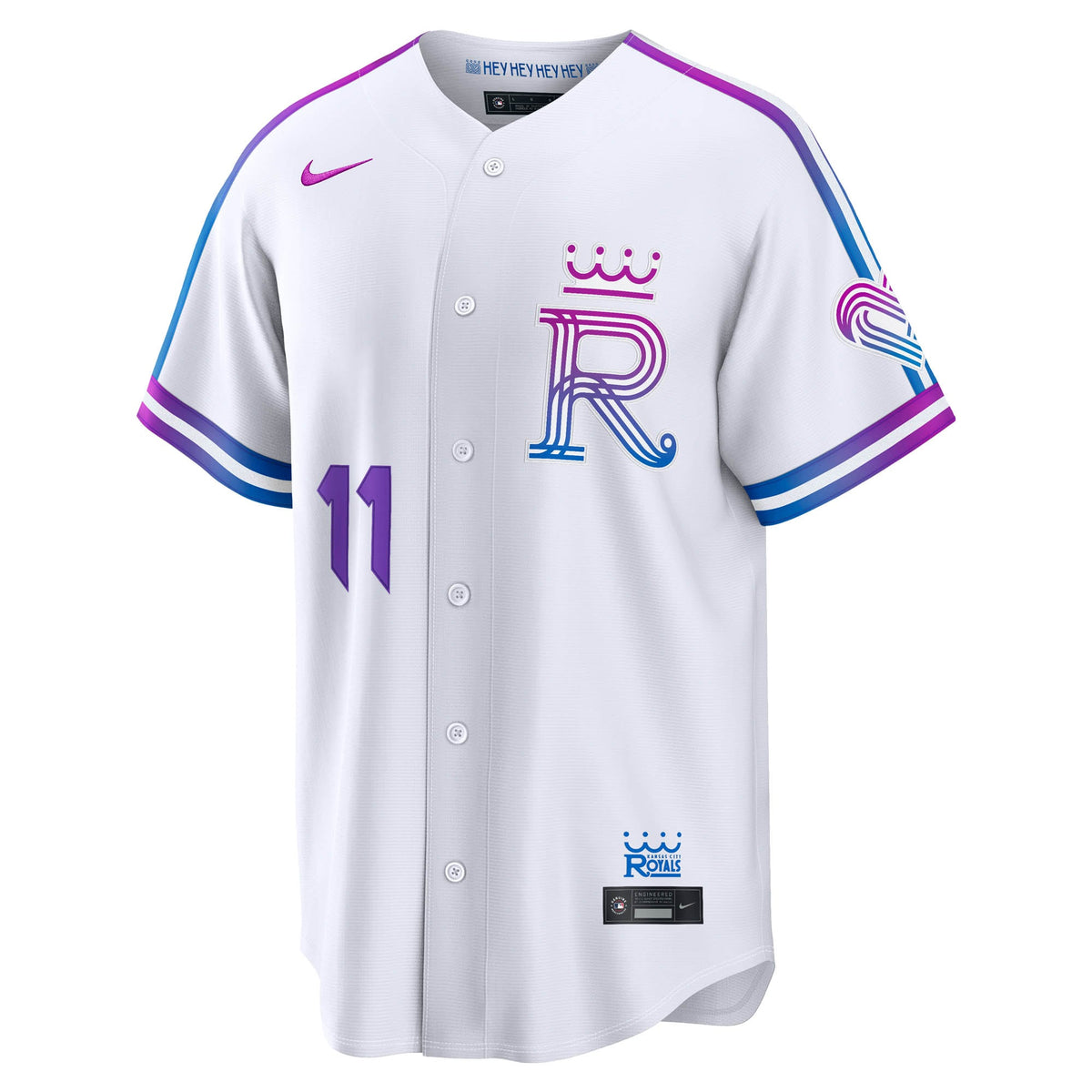 Men's Kansas City Royals Maikel Garcia Nike White 2026 City Connect Stadium Jersey