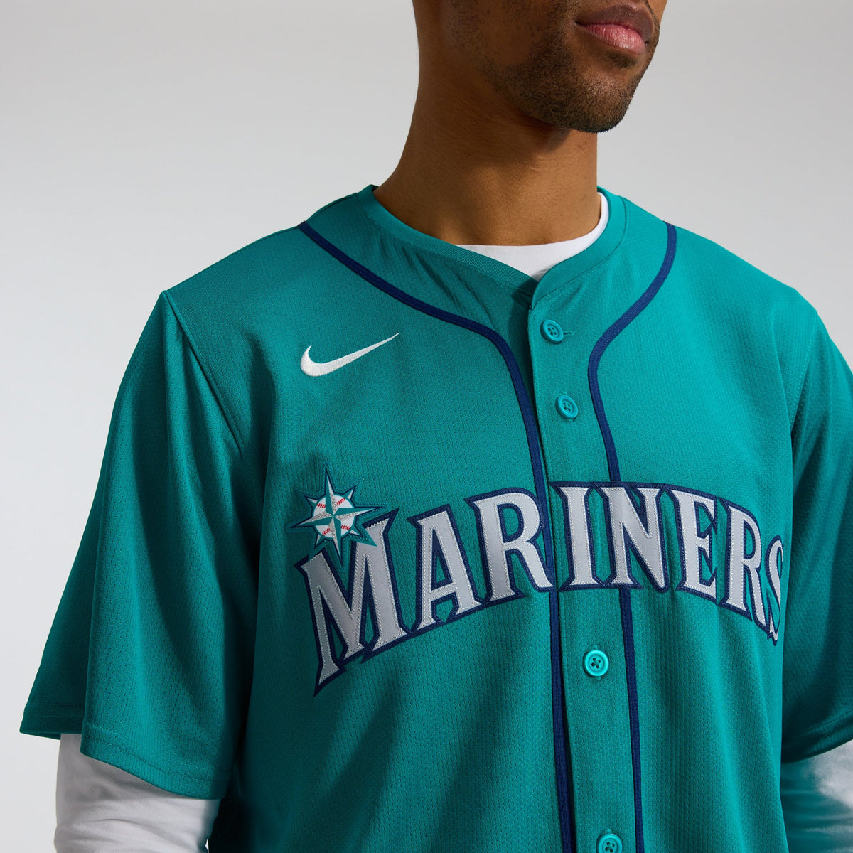 Men's Seattle Mariners Cal Raleigh Nike Teal Alternate Limited Jersey