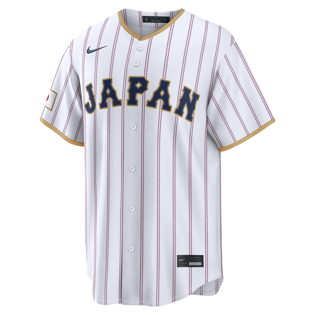 Men's Japan Baseball Yoshinobu Yamamoto Nike White 2026 World Baseball Classic Home Stadium Jersey