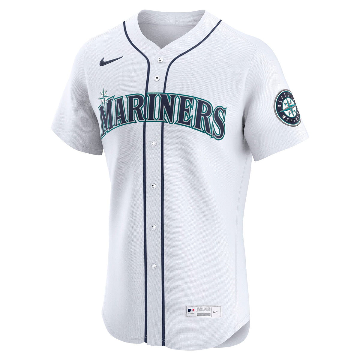 Men's Seattle Mariners Nike White Home Elite Jersey