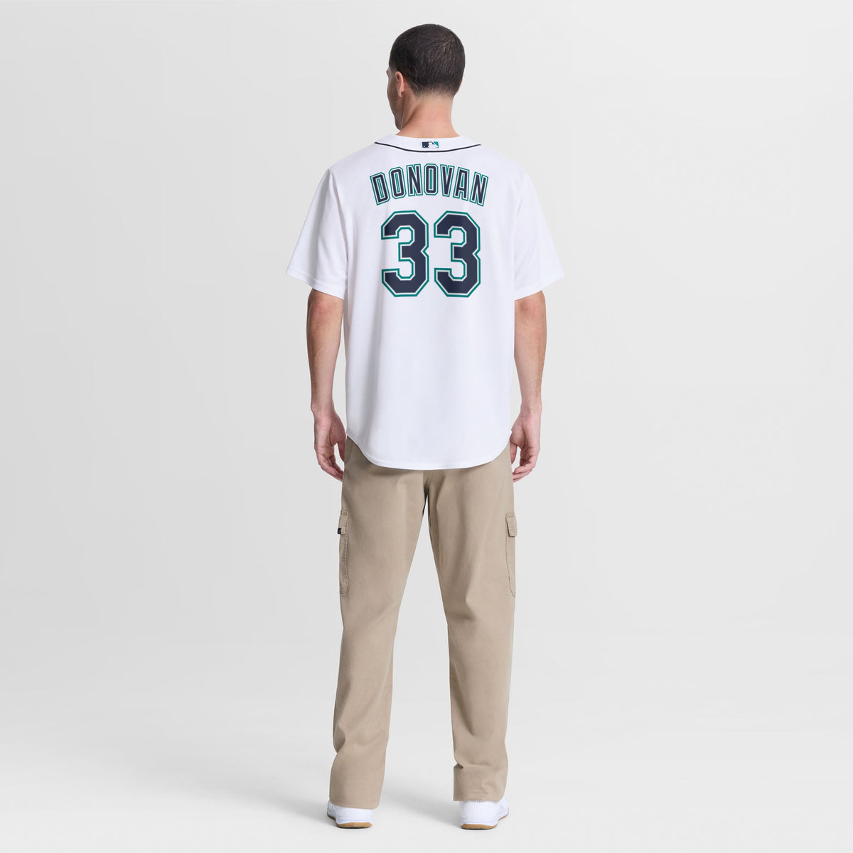 Men's Seattle Mariners Brendan Donovan Nike White Home Replica Jersey